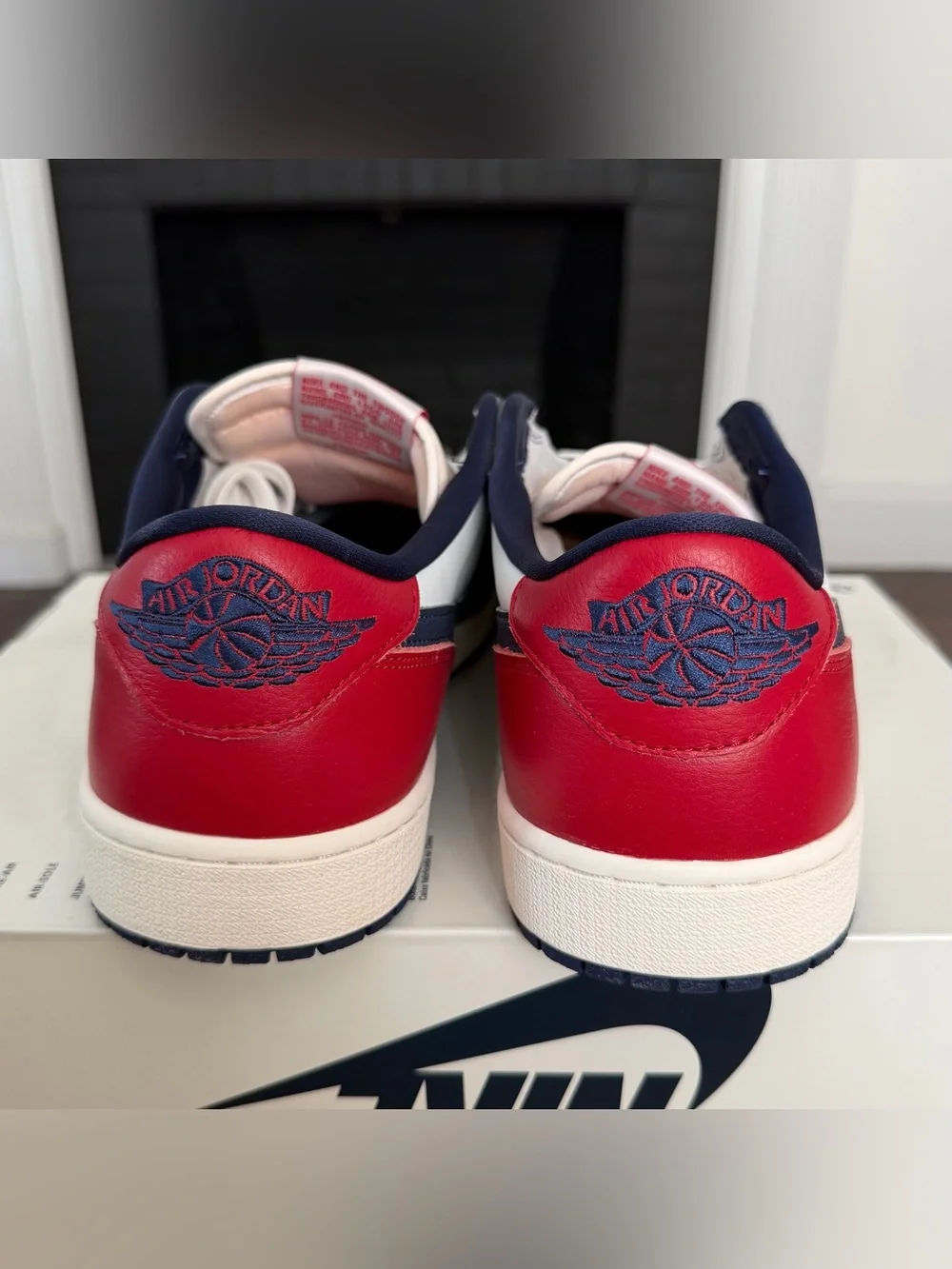 Air Jordan 1 Retro Low “Howard University” - Mens Size 16 - (HQ2993-100)